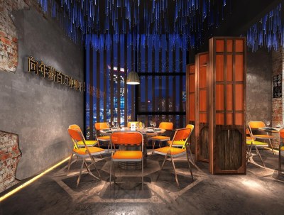 叙利亚餐厅包厢3D模型下载